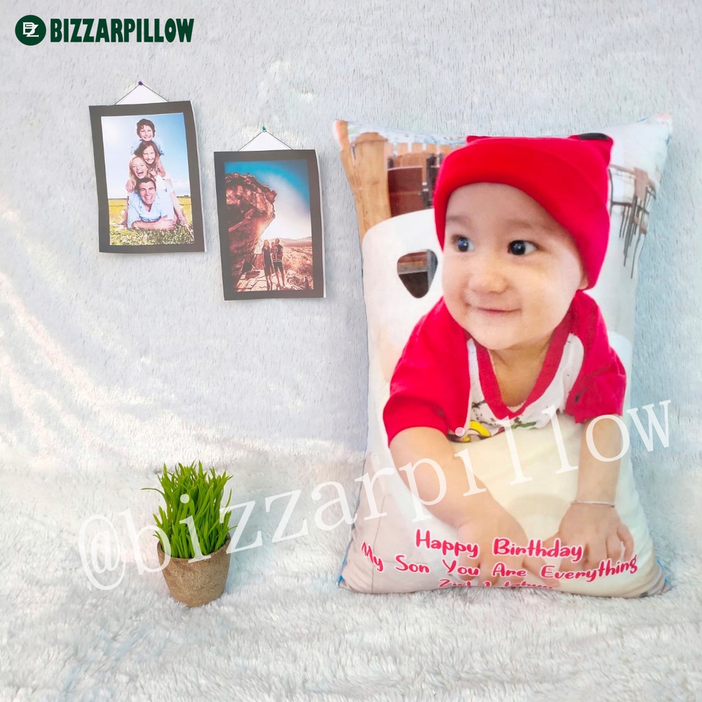 Bizzarpillow Bantal Foto Custom Fullprint 40x60 cm BZ023