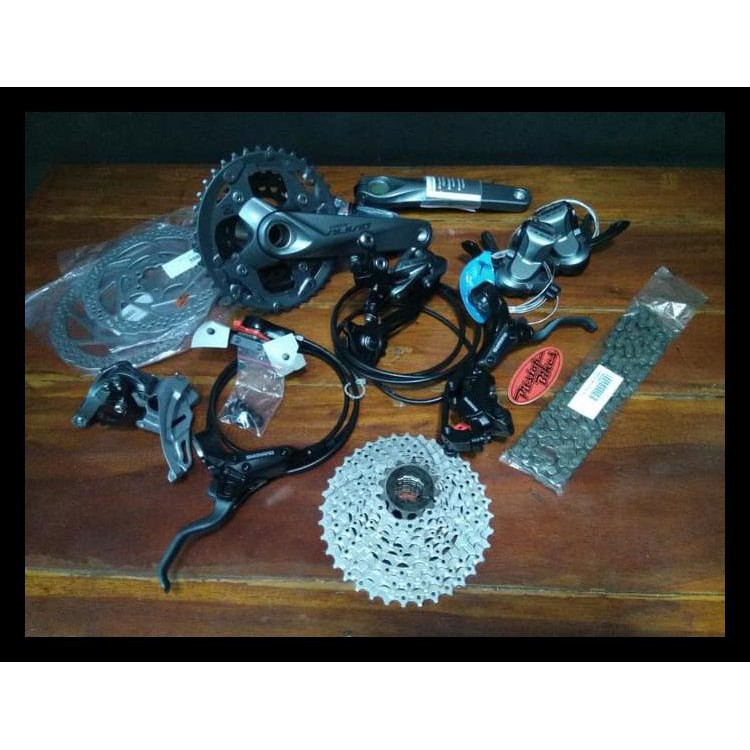 Barang Baru Groupset Shimano Alivio M4000 Tanpa Hub Best Seller