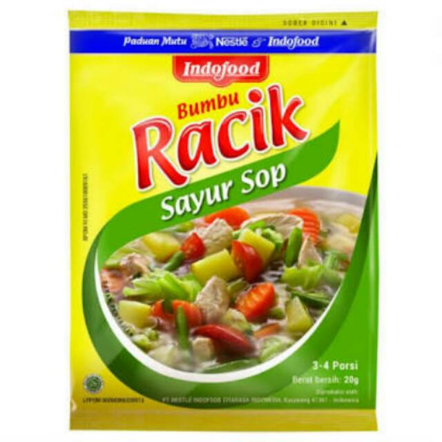 

Bumbu racik Sayur Sop