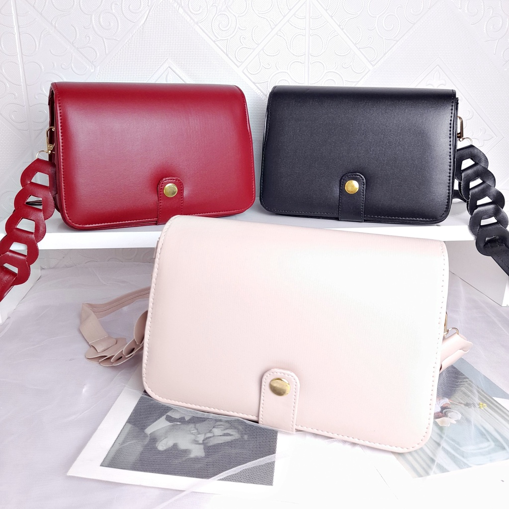 Tas Selempang Wanita Cantik Casual Tali Panjang  KD009 KD022 KD025 KD028 KD033 KD036 KD038