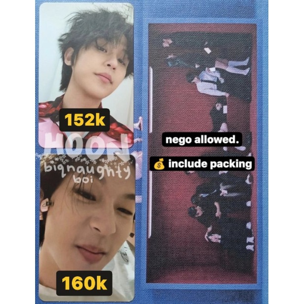 [WTS READY KAMAR] PHOTOCARD PC BIG NAUGHTY BIGNA ALBUM NANGMAN KHH