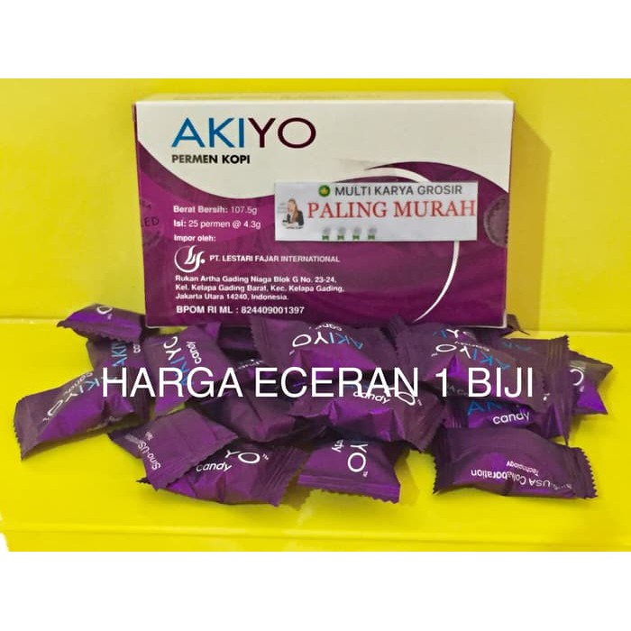 

baru Permen Akiyo Eceran