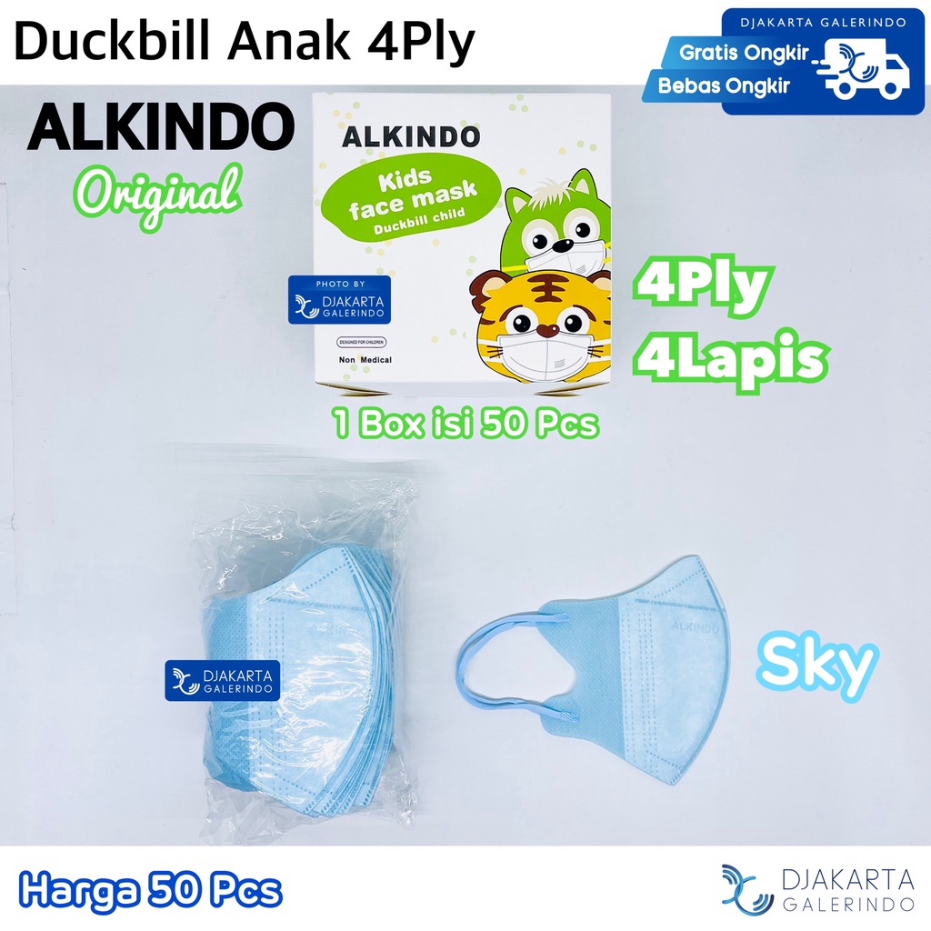 Masker Duckbill Anak Dr ITC Avengers Marvel Spiderman ironman isi 50Pcs