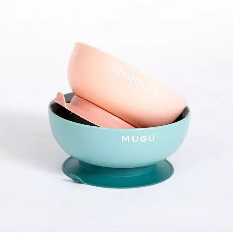 Mugu Anti Spill Suction Bowl 340 ml &amp; 450 ml