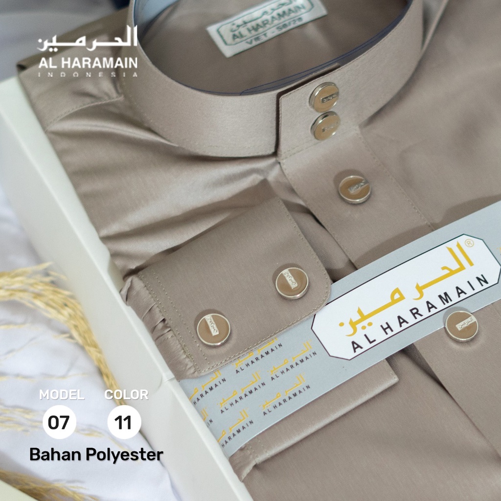 Al Haramain Jubah/Gamis Remaja Premium Manset (07)