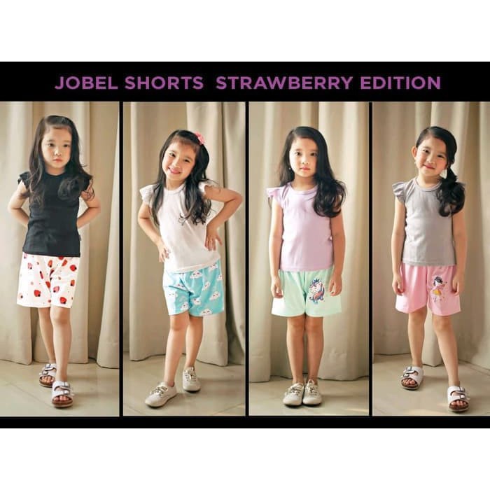 Jobel Girl Shorts Strawberry