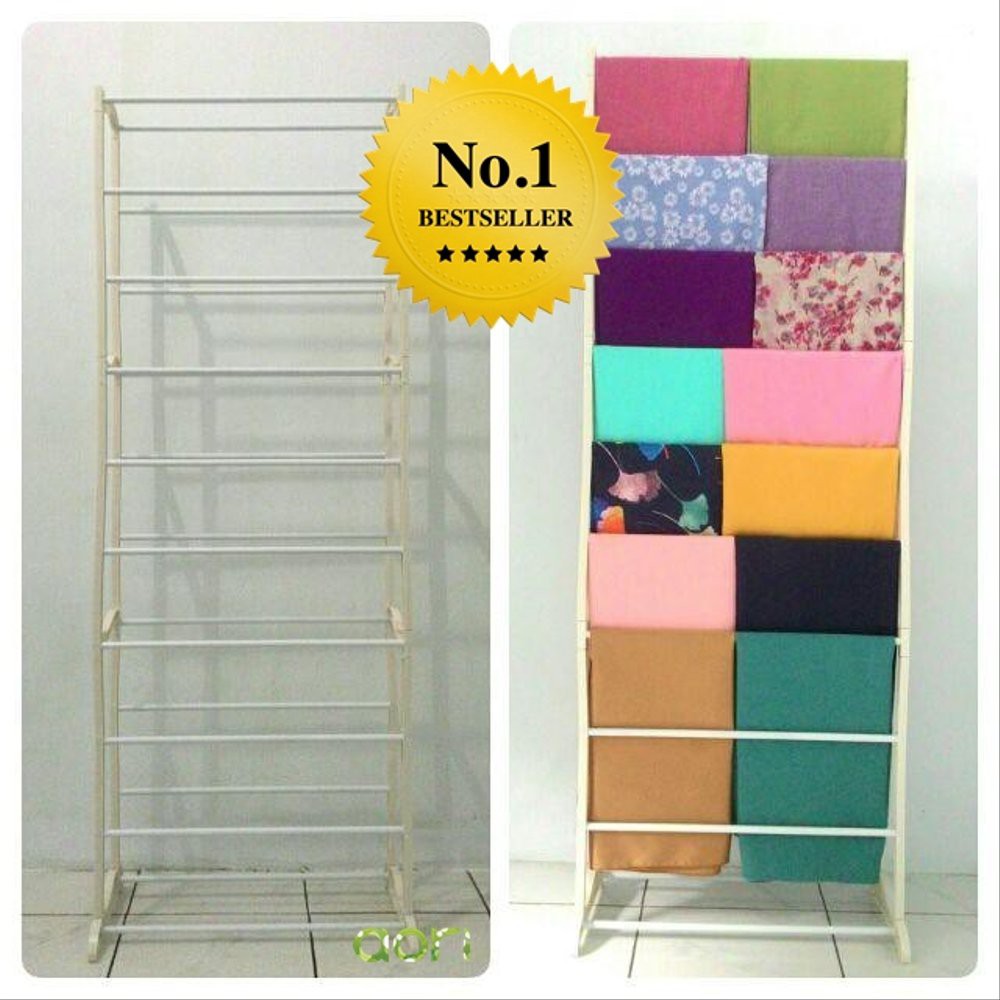 Jual BEST SELLER Rak Jilbab Hijab Shenar Rak Amazing Rak Jilbab Tanpa CoverPenutup Limited