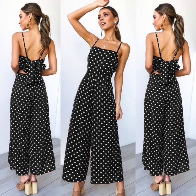 jumpsuit polka