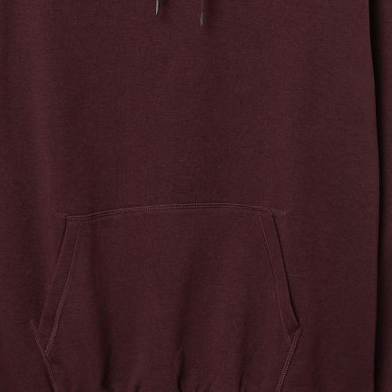 Hoodie Jaket Polos Pria Wanita Oversize H&amp;M Basic Hitam / Black / Maroon / Green Army Full Tag