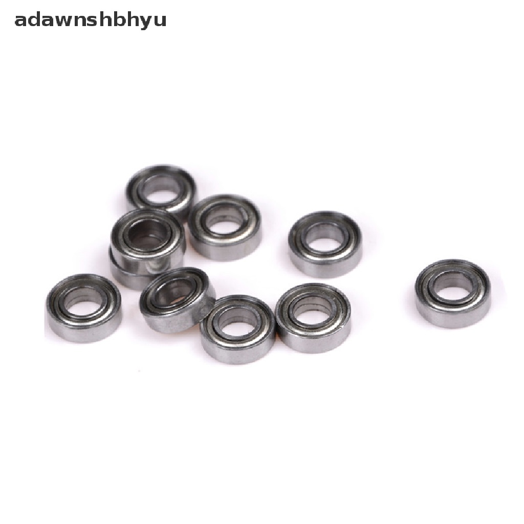 [adawnshbhyu] 10pcs 688ZZ Miniatur Bantalan Bola Logam Ganda Terlindung Ball Bearing 8x16x5mm