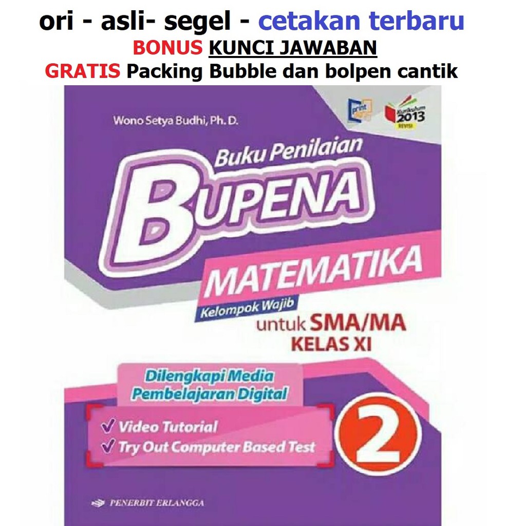 Buku Bupena Matematika Sma Kelas 11 Xi K13 Shopee Indonesia