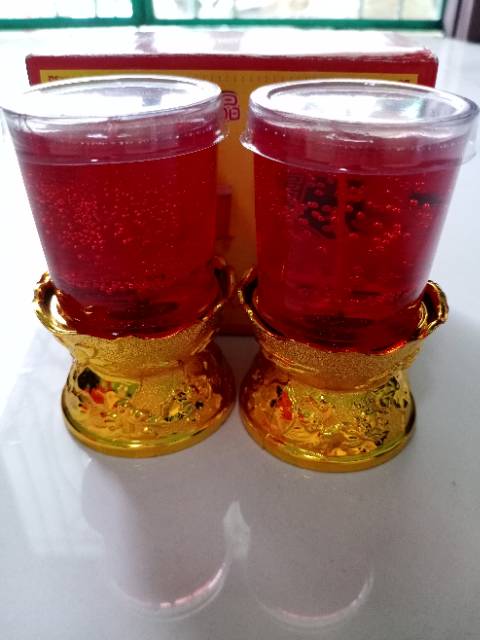 Lilin Merah Sembahyang 2BH