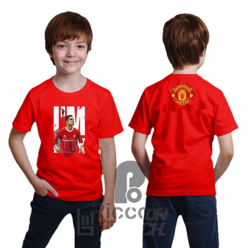 BAJU KAOS ANAK manchester united CR7 RONALDO