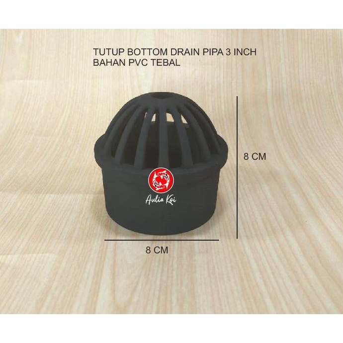 """] Tutup bottom drain 3 inchi | Tutup bottom drain kolam koi 3 inch