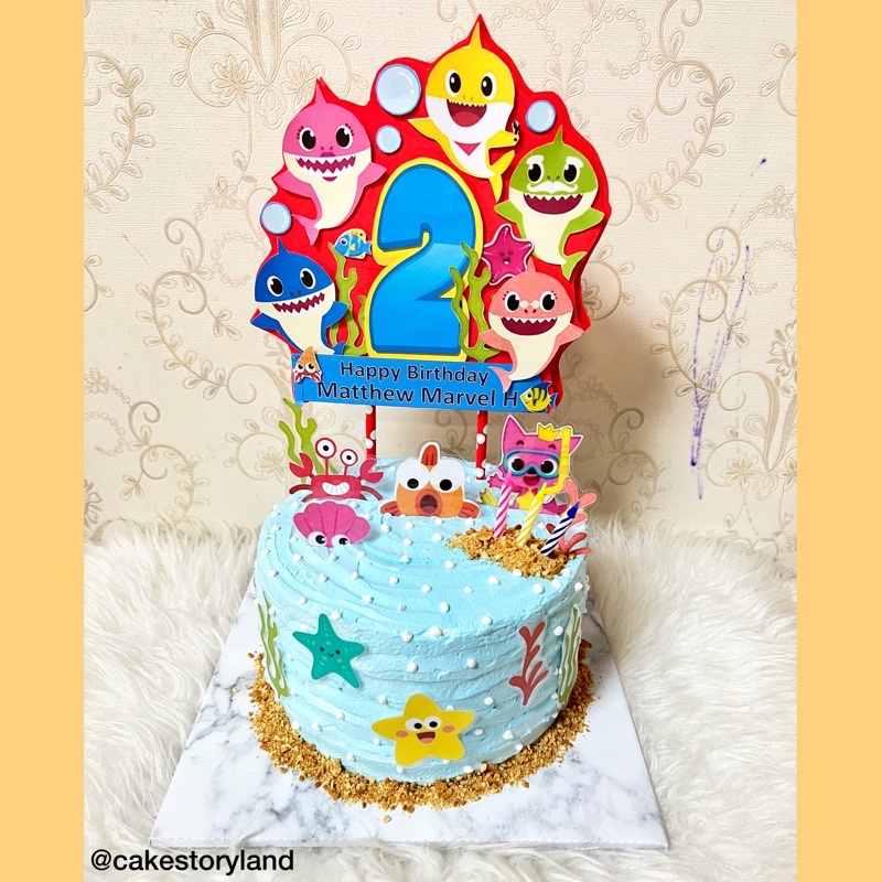 

Baby Shark Birthday Cake