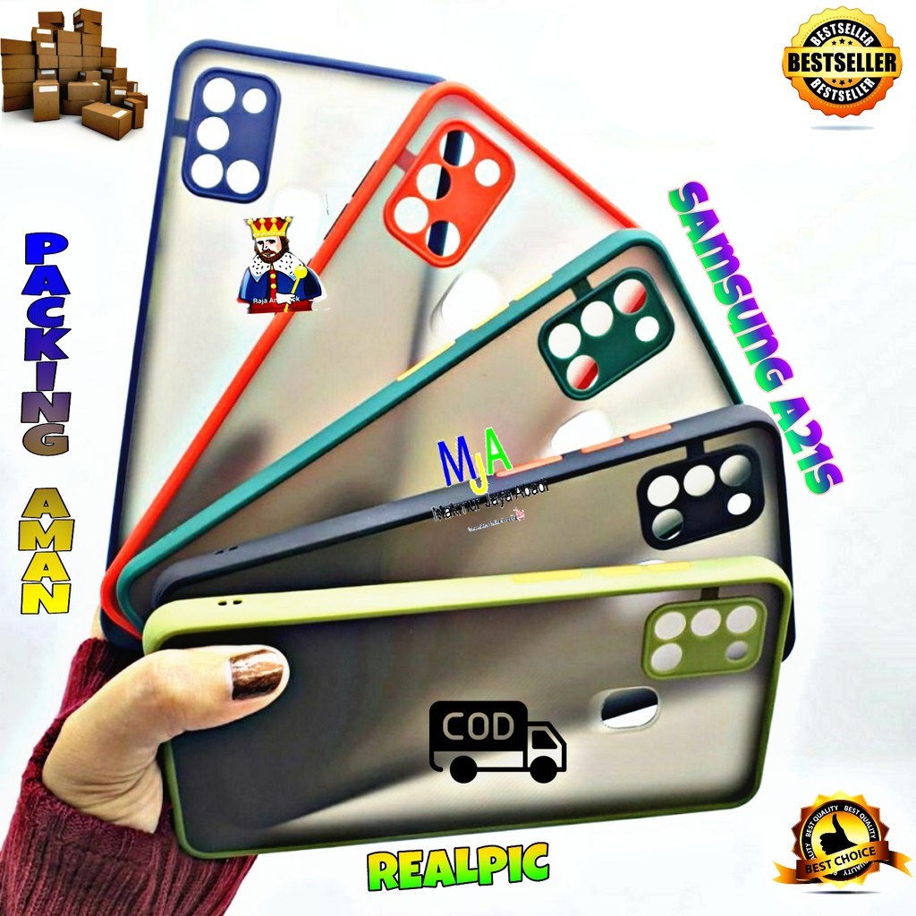 SOFTCASE SAMSUNG GALAXY A21S - CASE MATTE FULL COLOUR MY CHOICE BUMPER CASE PELINDUNG KAMERA