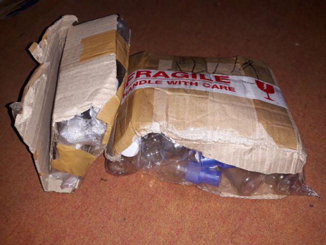 Botol Pet 250 Ml Bening Tutup Pump Putih