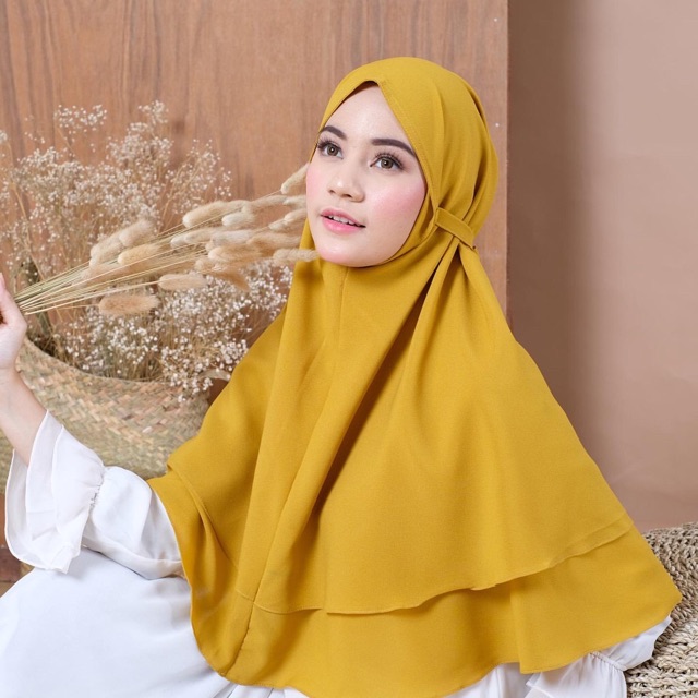 KHIMAR TALI 2 LAYER / BERGO 2 LAYER / MARYAM 2 LAYER