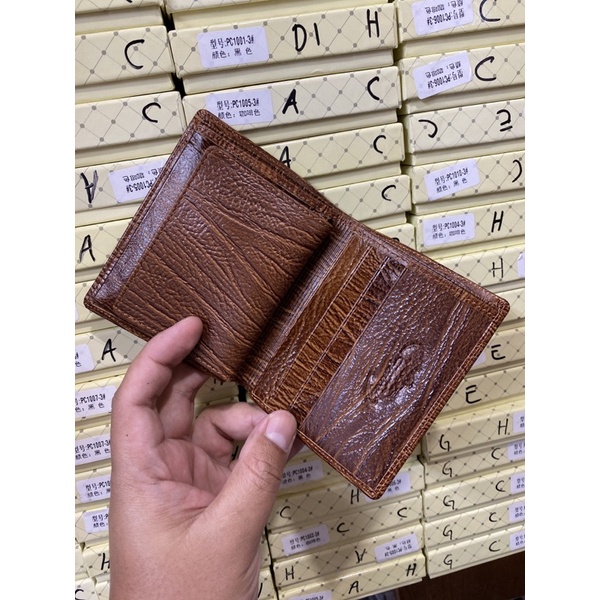 DOMPET PRIA KULIT ASLI URAT KAYU DOMPET PRIA ASLI KULIT DOMPET LIPAT KULIT ASLI DOMPET KULIT ASLI