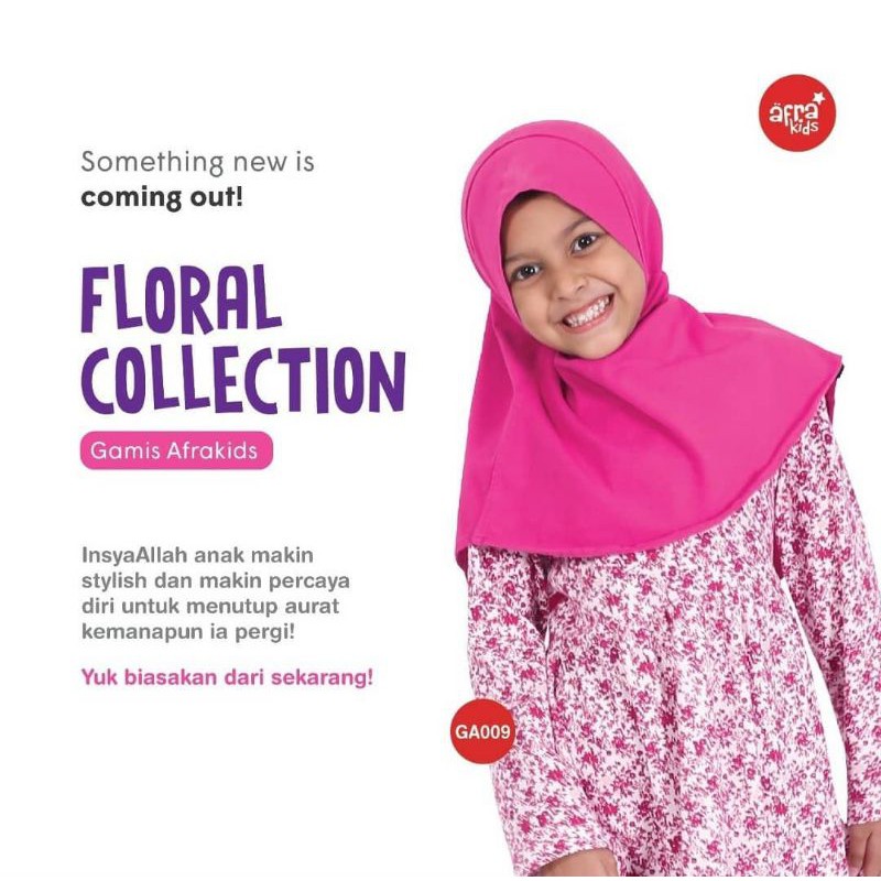 GAMIS AFRA KIDS / GAMIS MOTIF / GAMIS ANAK
