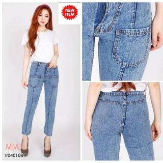 BISA COD CELANA BOYFRIEND WANITA JEANS SABRINA KANTONG BISA COD CELANA BOYFRIEND WANITA JEANS SABRINA KANTONG