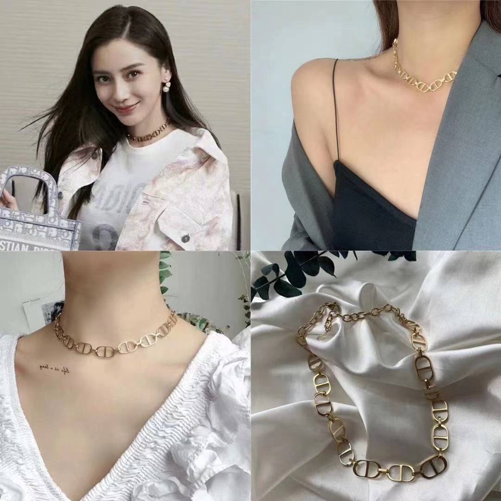 kalung premium lapis emas anti karat