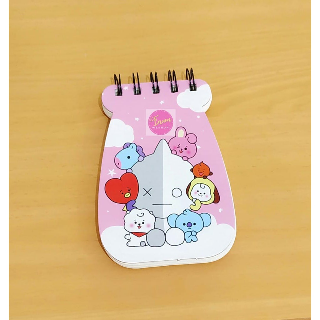 

Note Book Spiral BT21 No-1325 80K 1Pcs