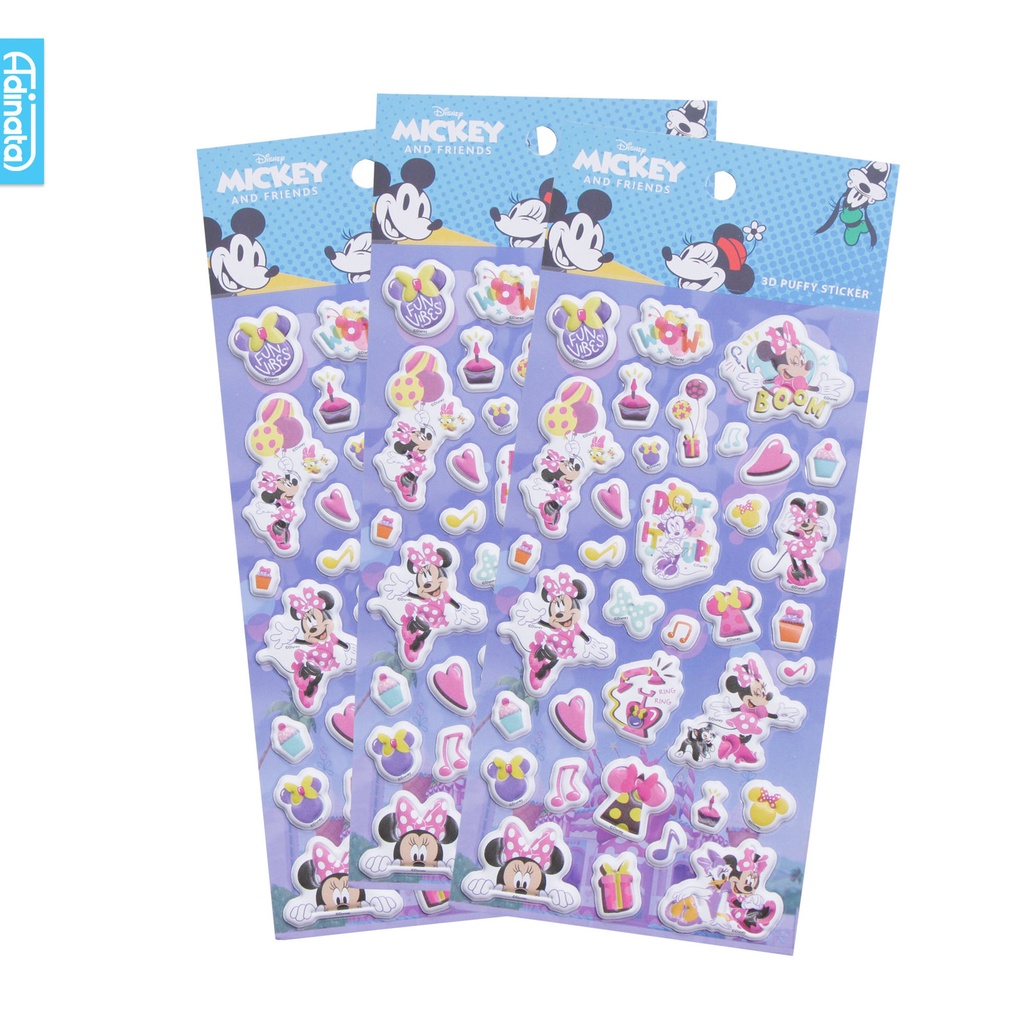

Minnie Sticker Puffy 2201-6158