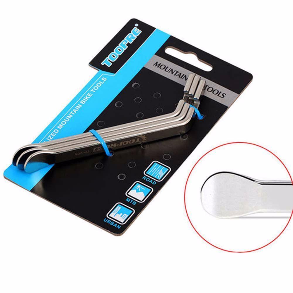 Lanfy Bike Wheel Remover 1Pc/3Pcs Suku Cadang Sepeda Multifungsi Pengganti Logam Tuas Ban Sepeda Gunung Tuas Ban Sepeda