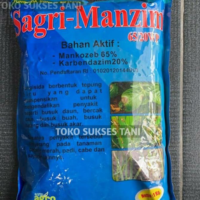 langsung order saja] Fungisida Kontak Sistemik SAGRI MANZIM isi 1kg dari Satya Agro