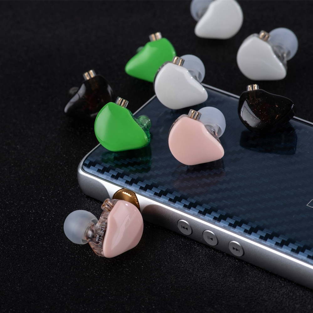 Tinhifi T1 Plus Earphone In Ear Dinamis Dengan Konektor 2 Pin Untuk Olahraga / Lari T4 / T2 / P2