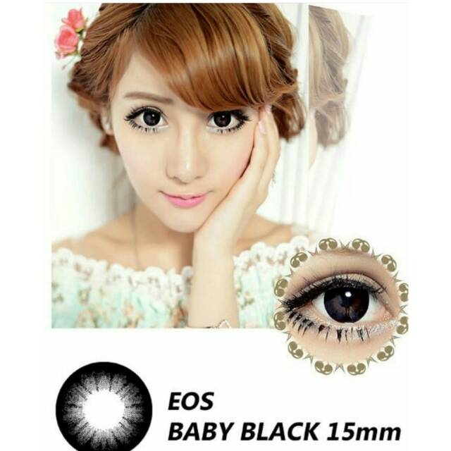 Original Softlens Eos baby black