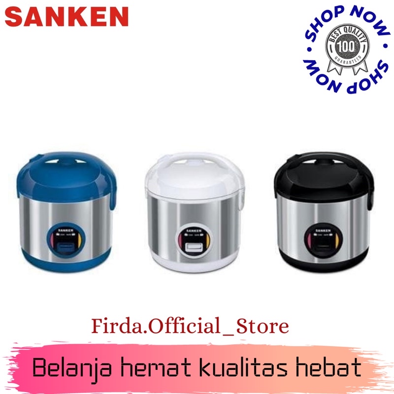 MAGIC COM / RICE COOKER SANKEN SJ-203 BK / SJ203 WH / SJ 203 BL [1 LITER] (GARANSI RESMI)