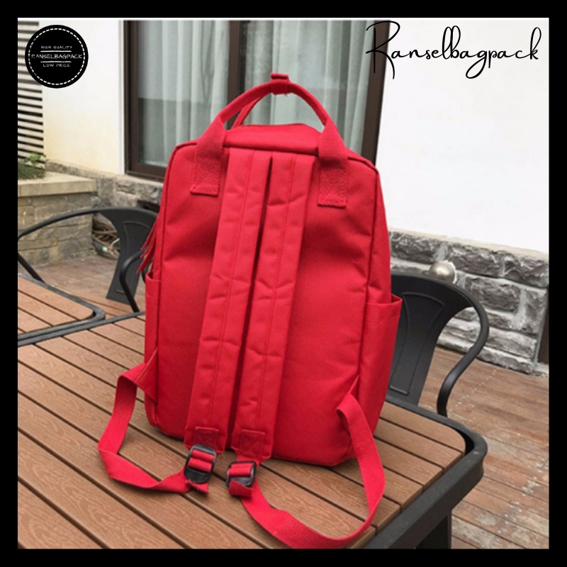 Tas Ransel Wanita - Tas Sekolah Kuliah Kerja Traveling Kekinian Model Fashion Korea Terbaru Murah Bagus Laptop Tahan Lama Favorit Multifungsi Stylish Backpack Import Lokal Original Remaja Dewasa Perempuan Cewek