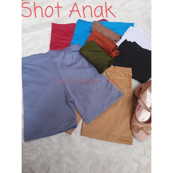 SHOT ANAK/CELANA DALEMAN/LEGGING PENDEK ANAK