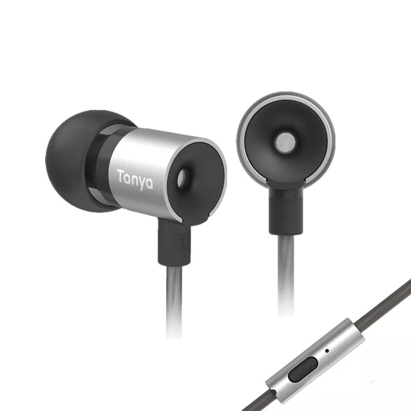 TANCHJIM TANYA IEM 7MM Dynamic In Ear Earphone 3.5mm Line Plug HiFi Earbuds Tanya with Microphone