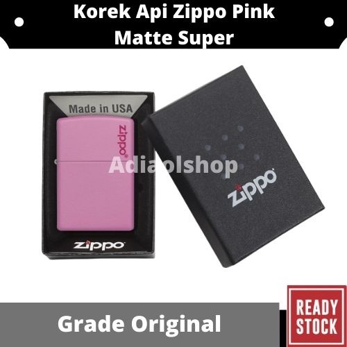 Korek Api Zippo Pink Matte Super