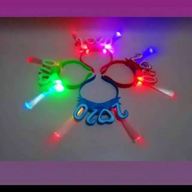 Bando nyala led tahun baru