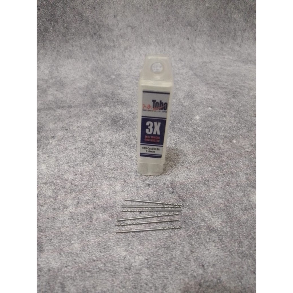 TOHO Mata Bor Besi 1.0 mm TOHO HSS Cobalt Stainless