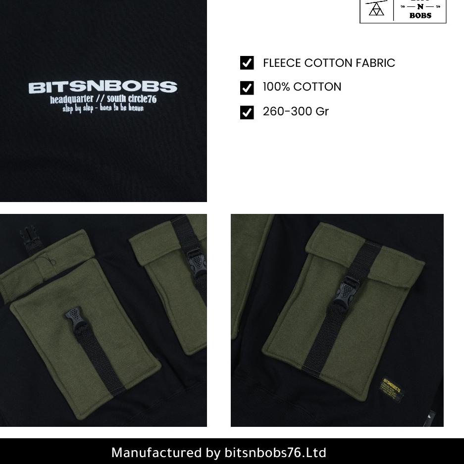 [MAT. 323] Dub Pocket Crewneck Saku Unisex - Bitsnbobs76