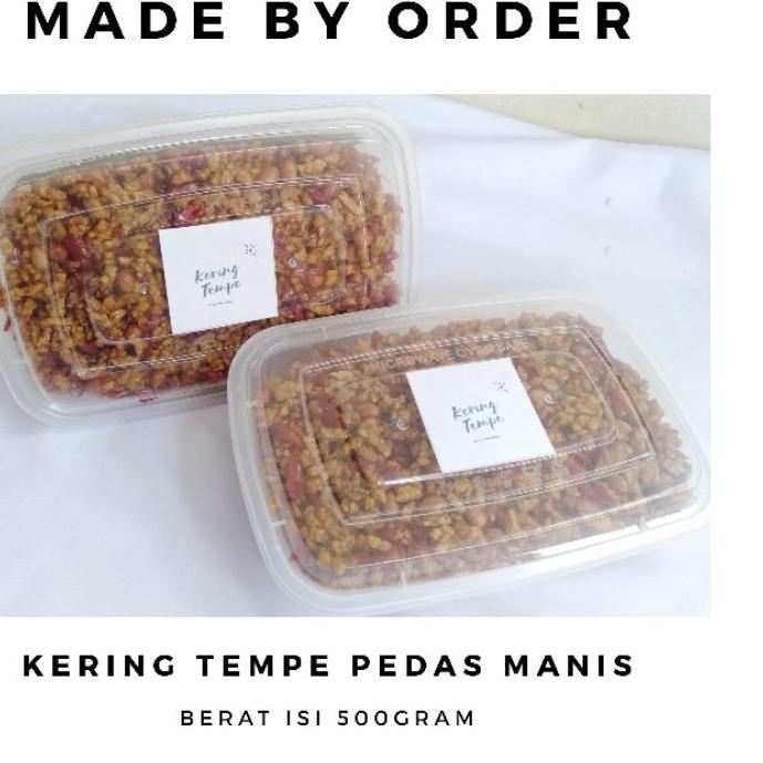 

10.10 Flash Sale KERING TEMPE KACANG PEDAS MANIS UKURAN 500GRAM TERMURAH