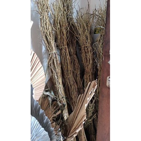 akar manon bahan dekorasi rustic ring bunga kering