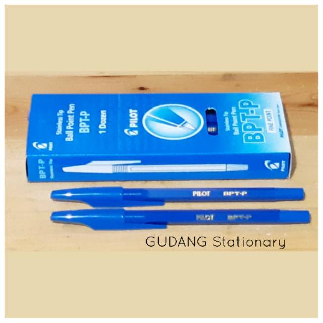 Ball Point Pen BPT-P PILOT Biru [ isi 12 pcs ]