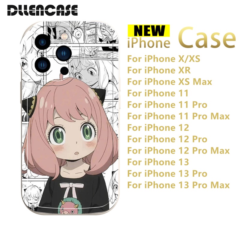 Dllencase Casing Silikon For iPhone 14 13 Pro Max X / XS / XR 11 / 12 / 13 / Pro / Pro Max Shockproof C022