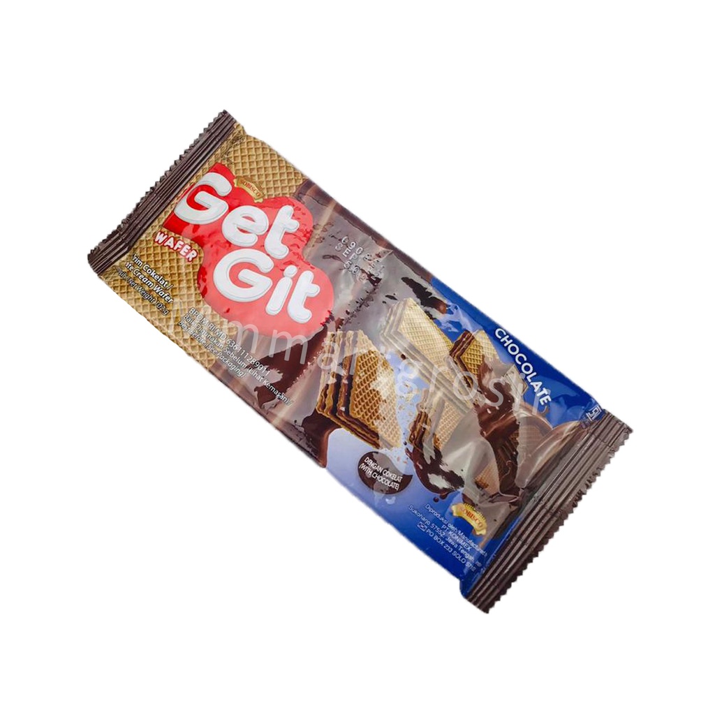 Wafer Get Git / Wafer Krim Cokelat / Rasa Cokelat / 102g