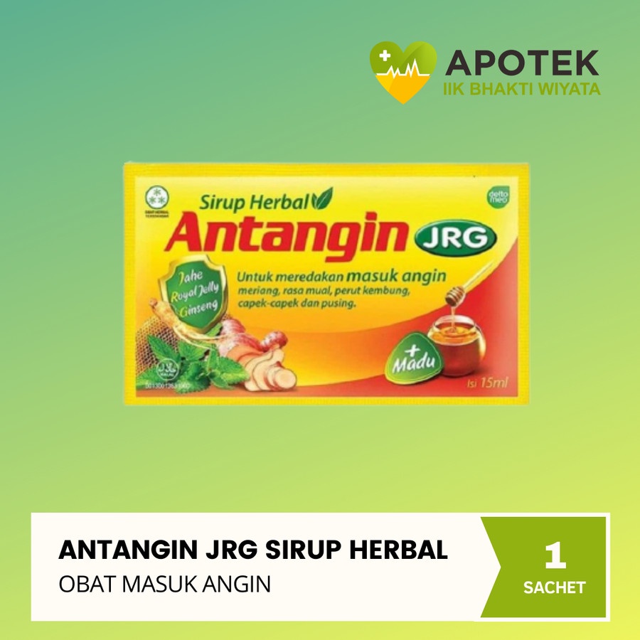 

Antangin JRG Sirup Herbal Mengatasi Masuk Angin