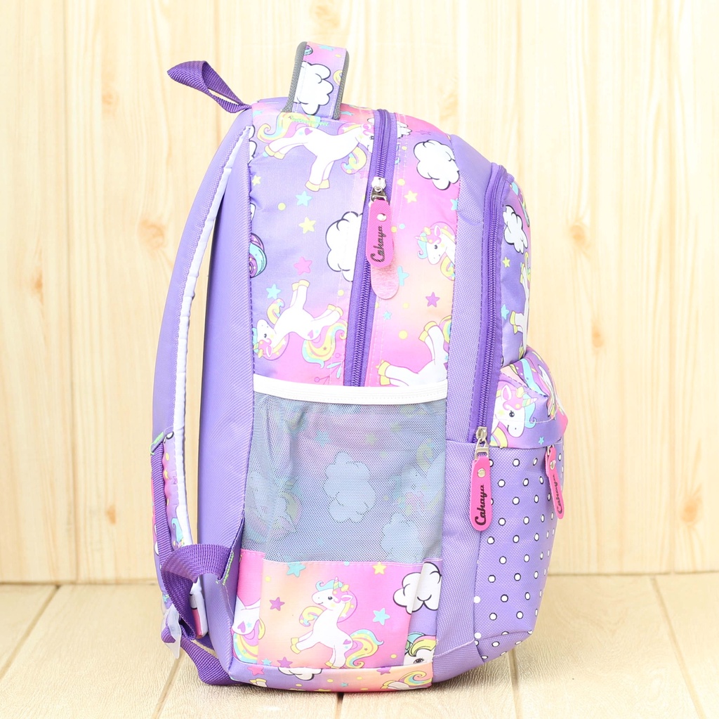 Tas Anak Sd Free Raincover Ransel Anak Perempuan Unicorn Ungu Gendong Sekolah Murah Terlaris