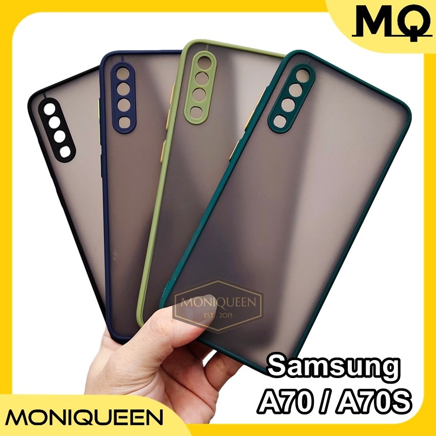 Hybrid Aero Case Samsung A10S A20S A50S A21S A70S A51 A11 M11 A01 CORE Lens Camera Cover Soft Case-Samsung A70/A70S