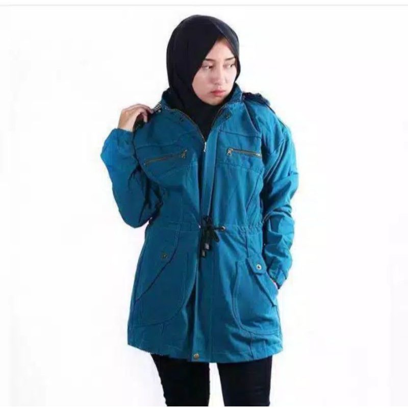 Jaket Parca cewek berkulitas  Bolak-balik .ALLSIZE