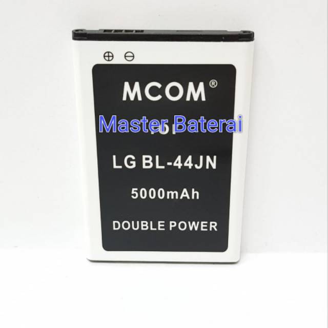 Battery Batre Baterai Double Power Mcom LG BL44JN BL-44JN Optimus L2 L3 L5 P790